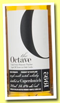 Caperdonich 20 yo 1992/2012 (54.6%, Duncan Taylor, Octave, cask #413904)